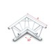 Verhuur ACF21 Truss hoek 90 graden FT30003 (Prolyte X30D C003 Compatible)