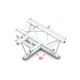 Verhuur ATF36 Truss T Cross FT30017 (Prolyte X30D C017 Compatible)