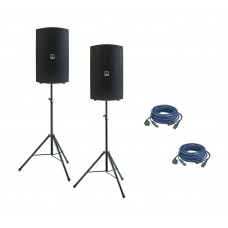 Verhuur Audiophony 2x ATOM15A 15" 400W luidspreker met DSP op statief