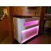 Verhuur GIGBOOTH White DJ bar op wielen incl. LED verlichting excl. DJ apparatuur