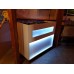 Verhuur GIGBOOTH White DJ bar op wielen incl. LED verlichting inclusief XDJRR