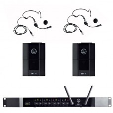 Verhuur AKG DMS70Q + 2x Beltpack + headset