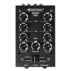 Verhuur OMNITRONIC GNOME202 Mini mixer black