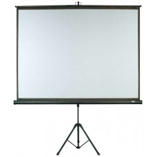 Verhuur driepoot scherm  84" tbv DLP projector zicht 1.71 x 1.28m (4:3)