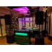 Verhuur GIGBOOTH Black DJ bar op wielen incl. LED verlichting inclusief 2x CDJ2000NXS2 / DJM900NXS2
