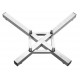 Verhuur CS Baseplate kruis  70/100 voor driehoek truss en vierkante truss